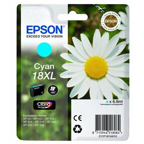 Epson 18XL, C13T18124010 (Azúrová) - originál
