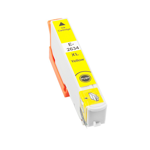 Tonery Náplně Epson T2634 XL kompatibilná kazeta (Žltá)
