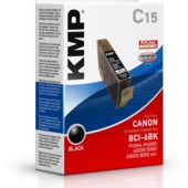 Cartridge Canon BCI-6BK, KMP - kompatibilný (Čierna)