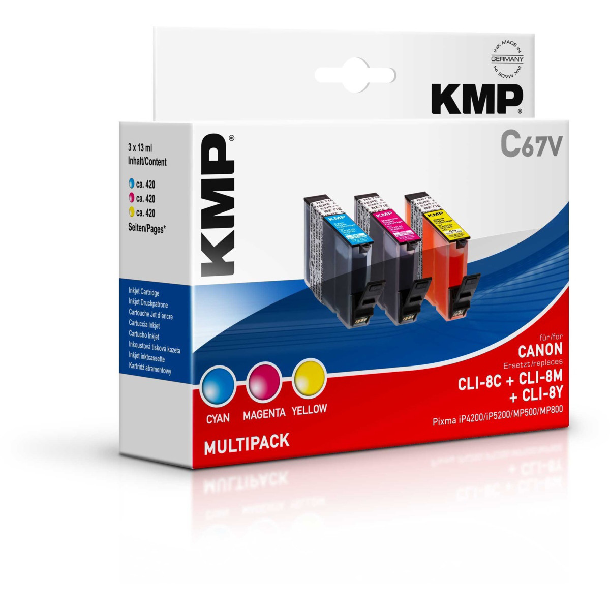 KMP Cartridge Canon CLI-8,  - kompatibilný (Multipack)