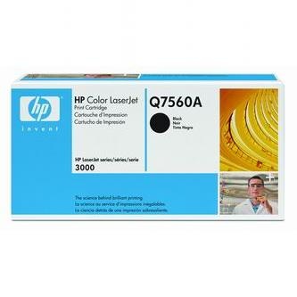 HP Tonerová cartridge HP Color LaserJet 3000, n, dn, dtn, čierna, Q7560A, 6500s, O - originál