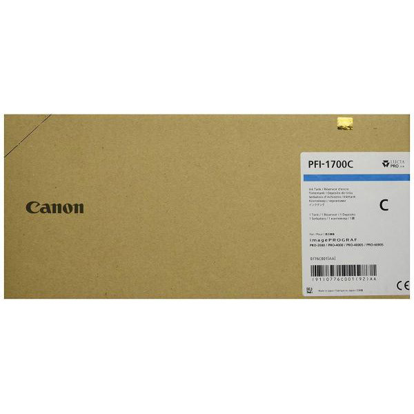 Cartridge Canon PFI-1700C, 0776C001 - originálny (Azúrová)