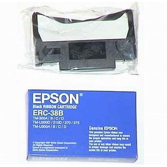 Páska do pokladne Epson ERC 38, TM-300, U 375, U 210, U 220, čierna, C43S015374,