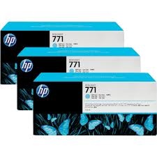 HP Atramentová cartridge HP 3-Pack, Designjet Z6200, CR255A, No. 771, 3x775ml, O - originál