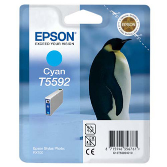 Epson Atramentová cartridge Epson Stylus Photo RX700, C13T55924010, modrá, 13ml, O - originál