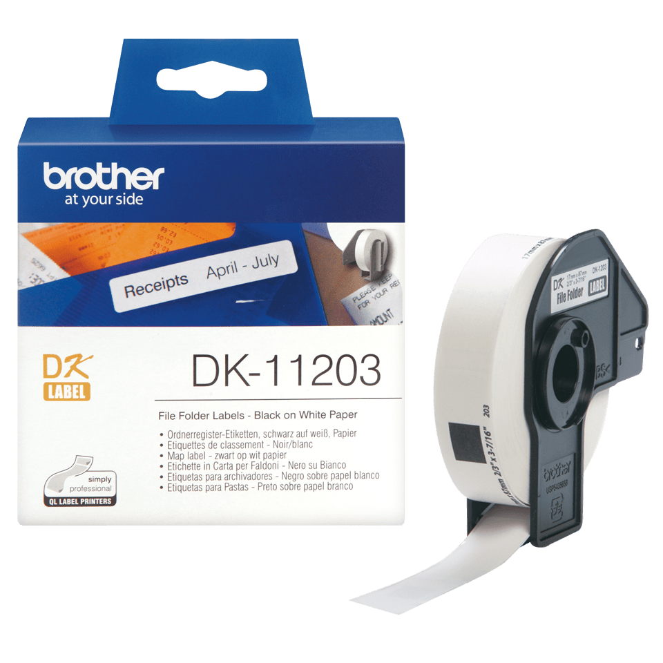 Brother DK-11203 \'papierové / databázy\' (17x87 mm, 300 ks)