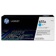 Toner HP č.651A - CE341A - originálný (Azúrový)