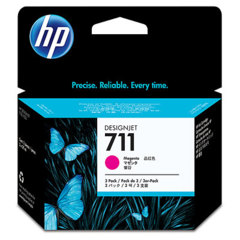 Cartridge HP 711, HP CZ135A - originálny (3x Purpurová)