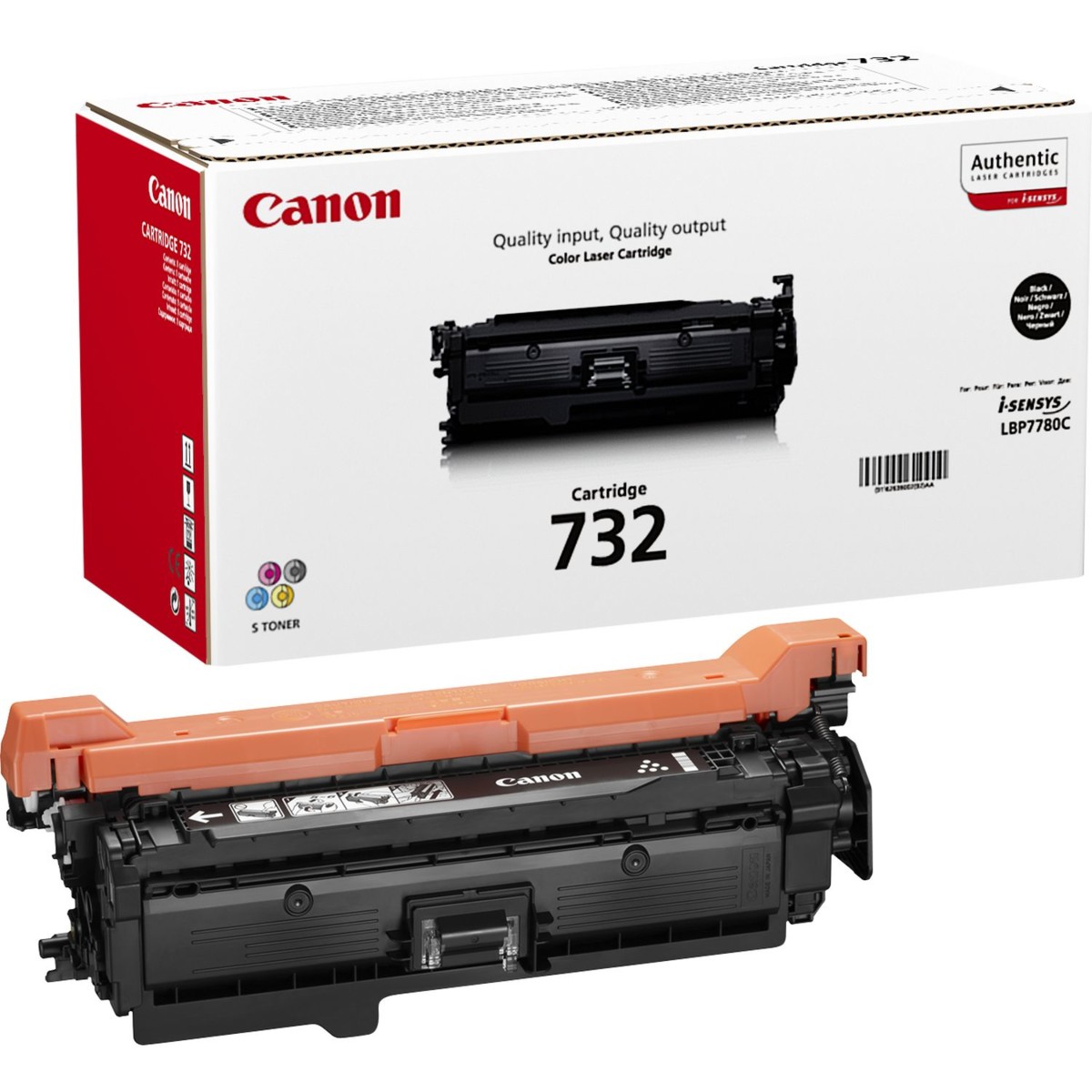 Toner Canon CRG-732Bk (Čierny) - originálný