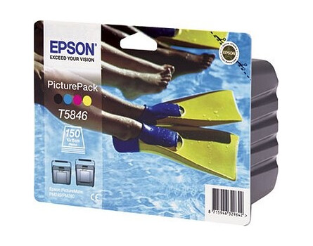 Photo Pack Epson T5846 (Čierny, azúrový, purpurový, žltý)