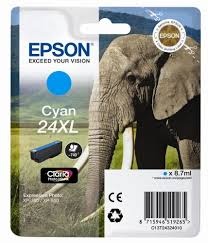 Zásobník Epson 24XL, C13T24324010 - originálny (Azúrový)