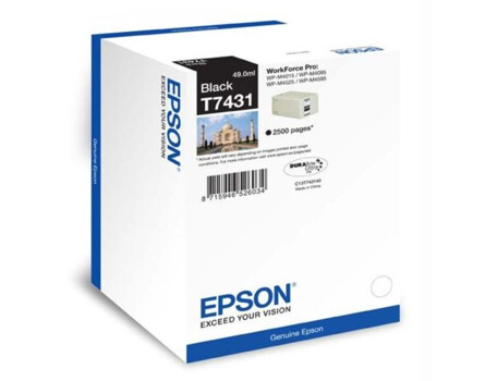 Zásobník Epson T7431, C13T74314010 - originálny (Čierny)