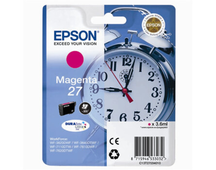 Zásobník Epson 27, C13T27034012 - originálny (Purpurový)