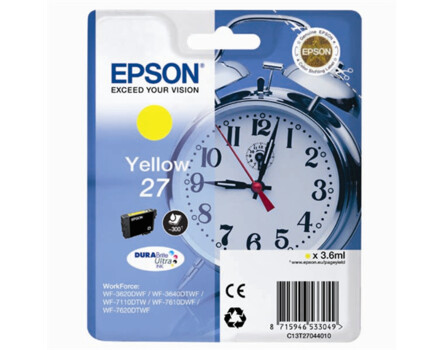 Zásobník Epson 27, C13T27044012 - originálny (Žltý)