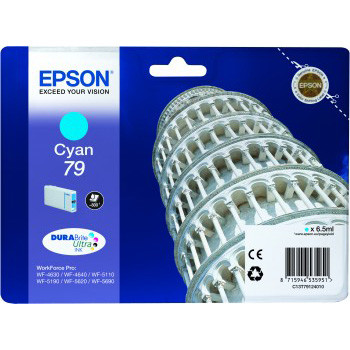 E-shop Cartridge Epson 79, C13T79124010 - originálny (Azúrová)