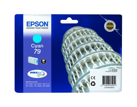 Cartridge Epson 79, C13T79124010 - originálny (Azúrová)