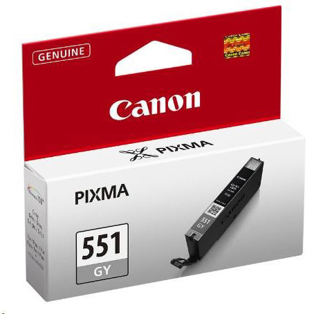 Cartridge Canon CLI-551 GY, 6512B001 (Šedá) - originálný