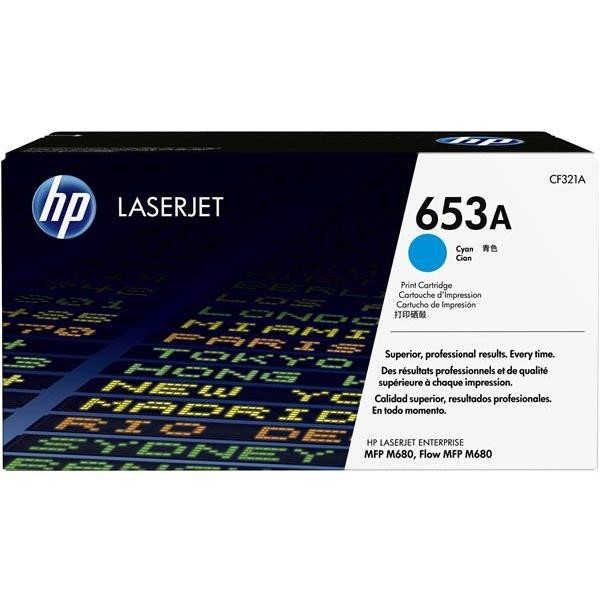 Toner HP 653A, HP CF321A (Azúrová) - originálný