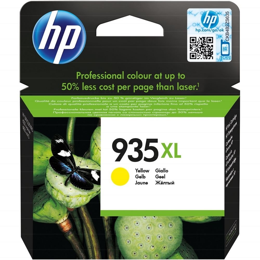 Cartridge HP 935XL, HP C2P26AE (Žltá) - originálný