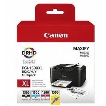 E-shop Cartridge Canon PGI-1500XL BK / C / M / Y Multipack, 9182B004 - originálný