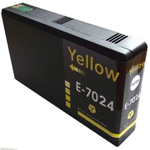 Tonery Náplně Epson T7024 kompatibilná kazeta (Žltá)
