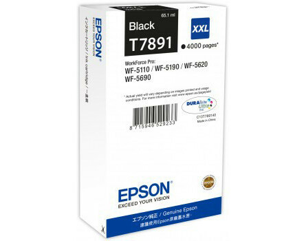 Cartridge Epson T7891 XXL, C13T789140 - originálny (Čierna)