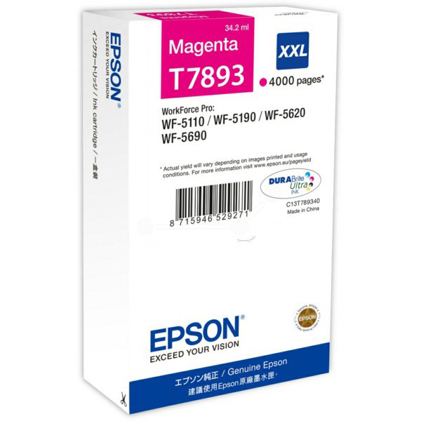 Epson T7893 XXL, C13T789340 (Purpurová).cz - originál