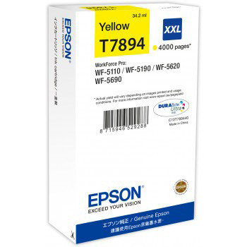 Epson T7894 XXL, C13T789440 (Žltá).cz - originál