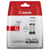Cartridge Canon PGI-570XL PGBK, PGI-570XLPGBK, 0318C007, Twin-Pack - originálny (2x Čierna)