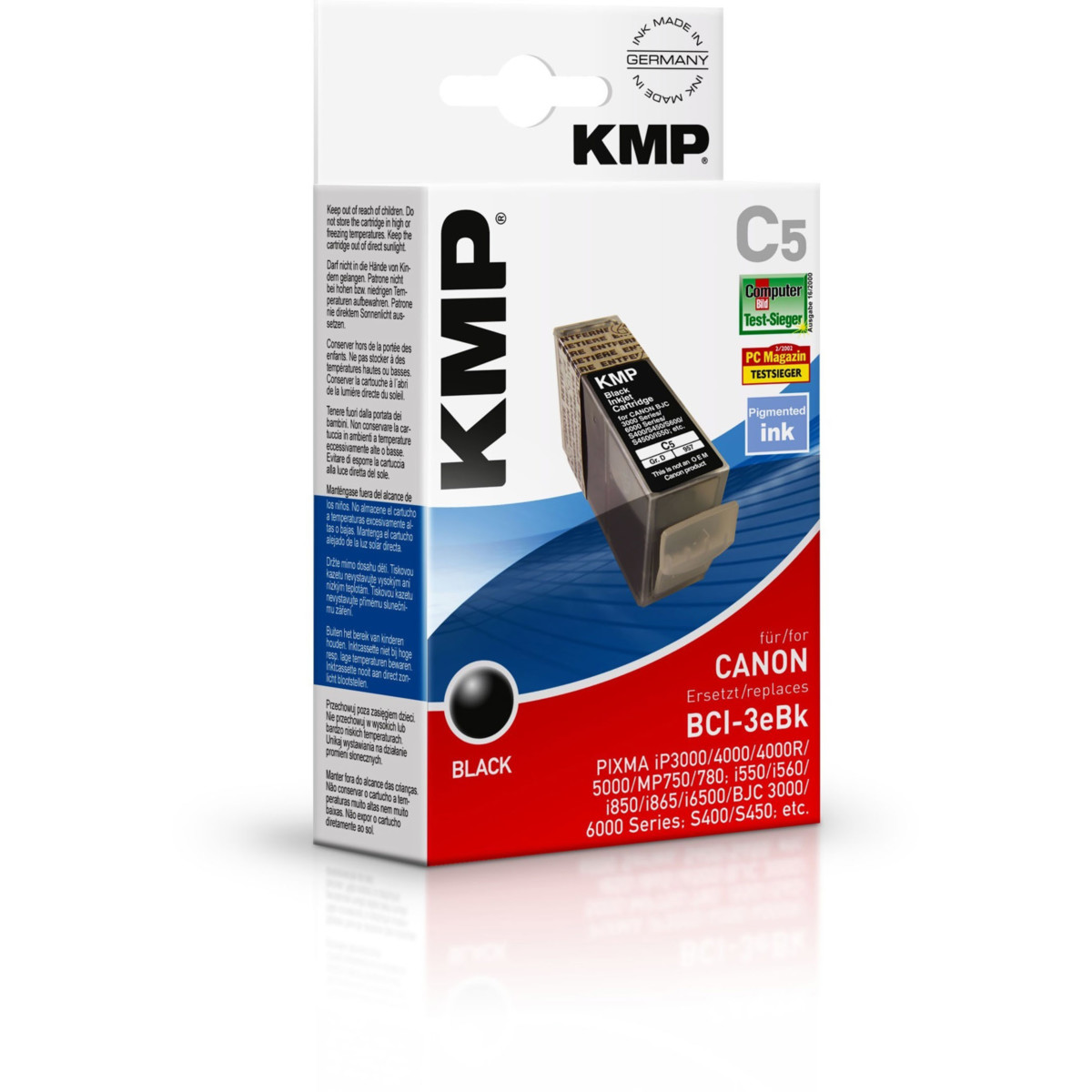 E-shop KMP Cartridge Canon BCI-3eBK, - kompatibilný (Čierna)