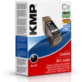 Cartridge Canon BCI-3eBK, KMP - kompatibilný (Čierna)