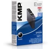 Cartridge Epson T0711, Epson T071140, KMP - kompatibilný (Čierna)