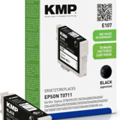 Cartridge Epson T0711, Epson T071140, KMP - kompatibilný (Čierna)