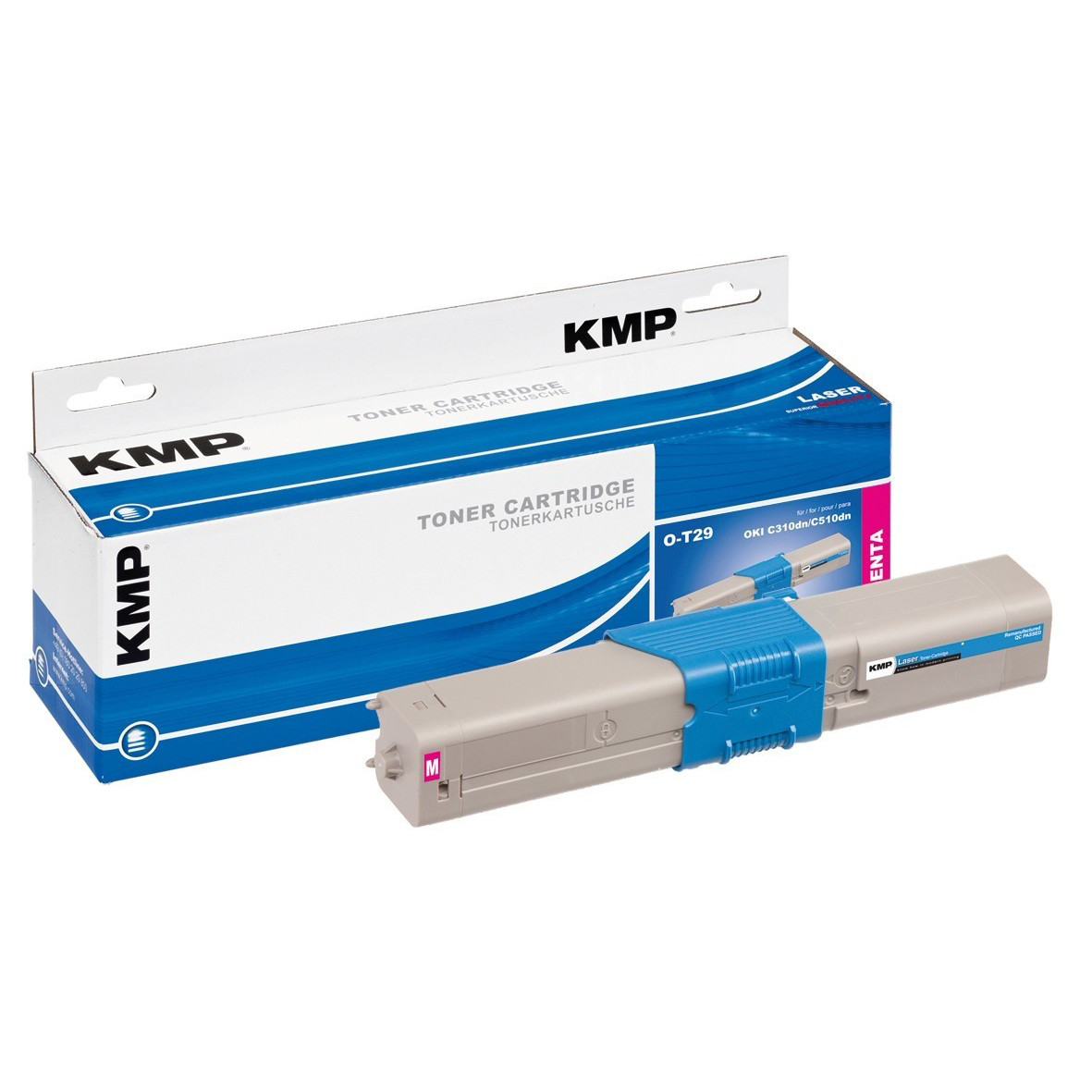 KMP Toner OKI 44469705, - kompatibilný (Purpurová)