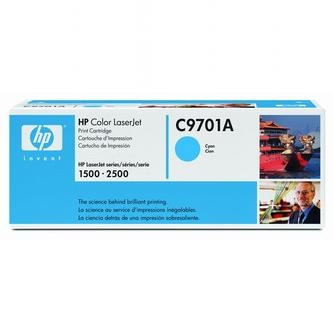 HP Tonerová cartridge HP Color LaserJet 1500, L, 2500, N, L, TN, modrá, C9701A, 400 - originál