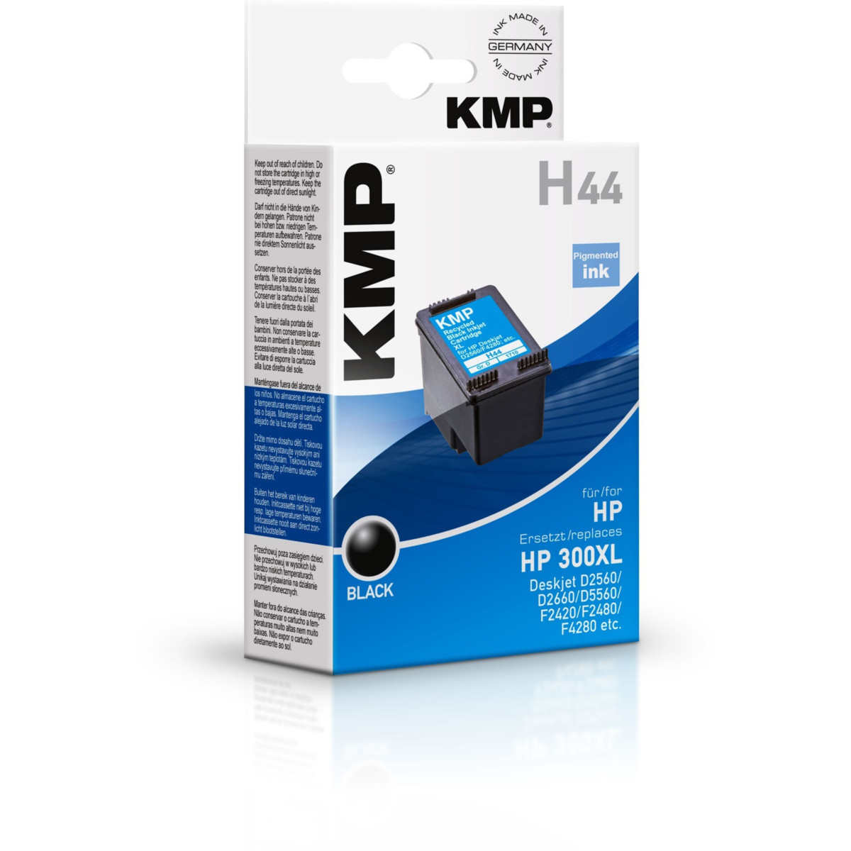 KMP Cartridge HP 300XL, HP CC641EE, - kompatibilné (Čierna)