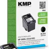 Cartridge HP 300XL, HP CC641EE, KMP - kompatibilný (Čierna)