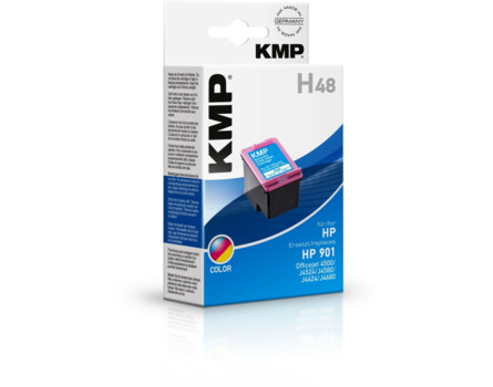 Cartridge HP 901 XL, HP CC656AE, KMP - kompatibilný (Farebná)