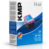 Cartridge HP 901 XL, HP CC656AE, KMP - kompatibilný (Farebná)