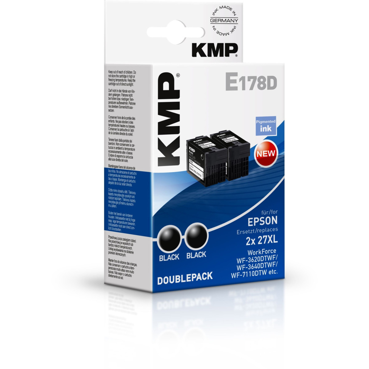 E-shop KMP Cartridge Epson 27 doublepack, - kompatibilný (2xČierna)