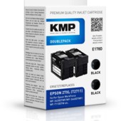 Cartridge Epson 27 doublepack, KMP - kompatibilný (2xČierna)