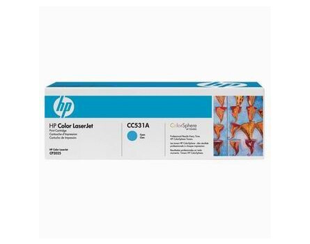 Toner HP CC531A - originálny (Azúrový)