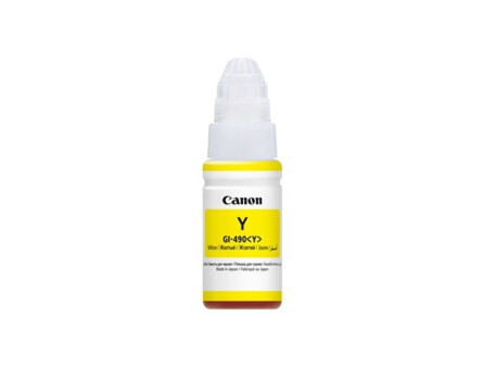Canon GI-490Y, 0666C001, fľaša s atramentom - originálny (Žltá)