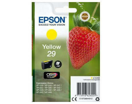 Cartridge Epson 29, C13T29844012 - originálny (Žltá)