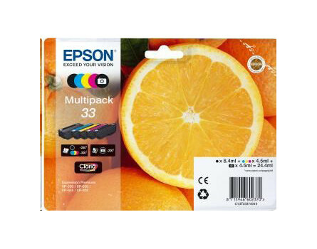 Zásobník Epson 33, C13T33374011 - originálny (Multipack)