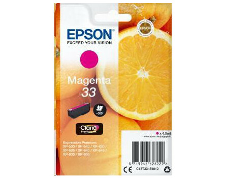 Zásobník Epson 33, C13T33434012 - originálny (Purpurová)