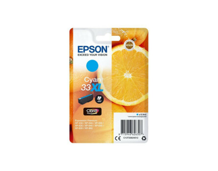 Zásobník Epson 33XL, C13T33624012 - originálny (Azúrová)