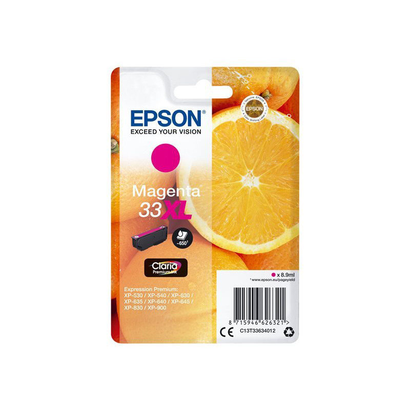 Zásobník Epson 33XL, C13T33634012 - originálny (Purpurová)