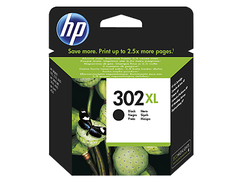 Cartridge HP 302XL, HP F6U68AE - originálny (Čierna)