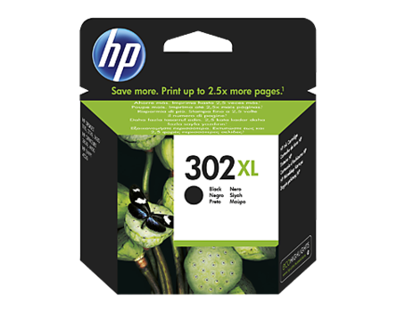 Cartridge HP 302XL, HP F6U68AE - originálny (Čierna)